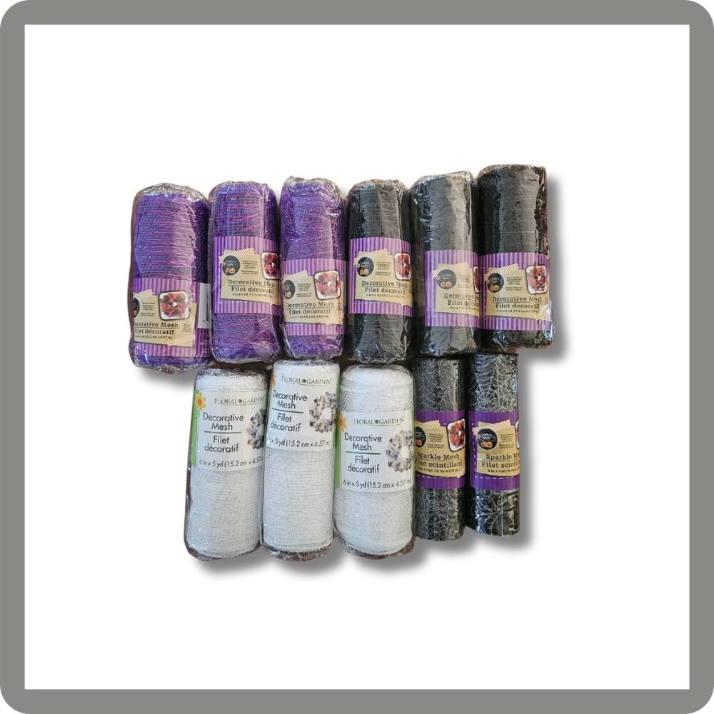 Halloween Decorative Mesh Bundle